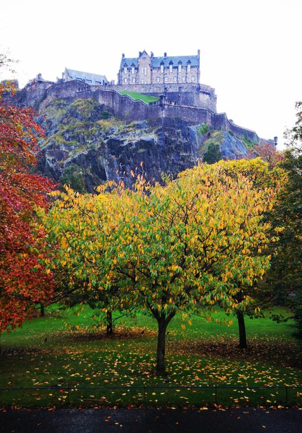 Edinburgh Castle In Autumn